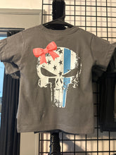 Load image into Gallery viewer, Toddler Skull Tee w/ Bow