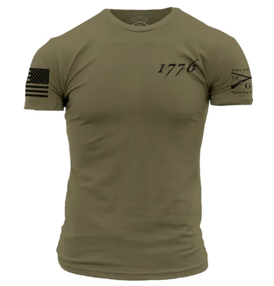 GRUNT STYLE-1776 Flag S/S Tee – NC Troopers Association