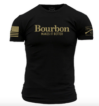 Load image into Gallery viewer, GRUNT STYLE - Men's Bourbon Makes It Better Shirt