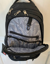 Load image into Gallery viewer, OGIO Bullion BackPack - Black/Silver w/ Velcro Patch