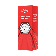 Load image into Gallery viewer, Chrome Soft Golf Balls w/ Badge (3-pack)