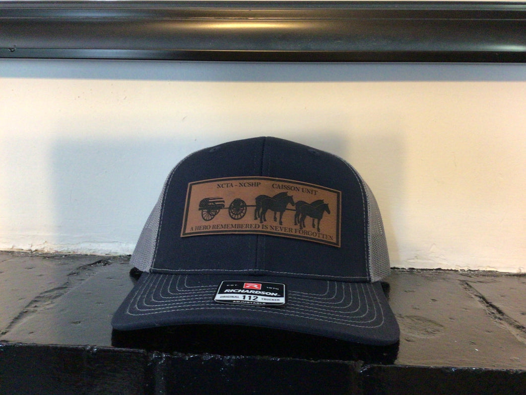 Caisson Richardson 112 Hat Leather Patch Navy