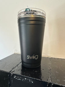 Swig - Black Party Cup w/ Seal (24oz)