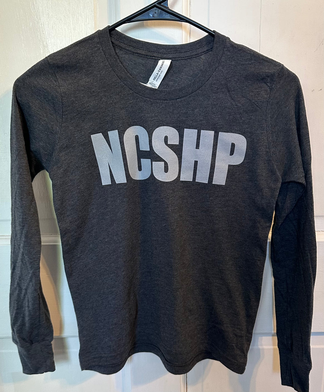 Youth T-Shirt L/S- NCSHP (Dark Grey Heather)