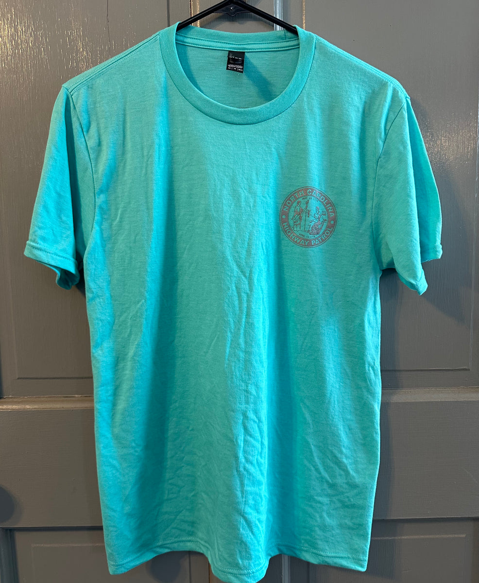 Seal T-Shirt Perfect Blend - Aqua Heather – NC Troopers Association