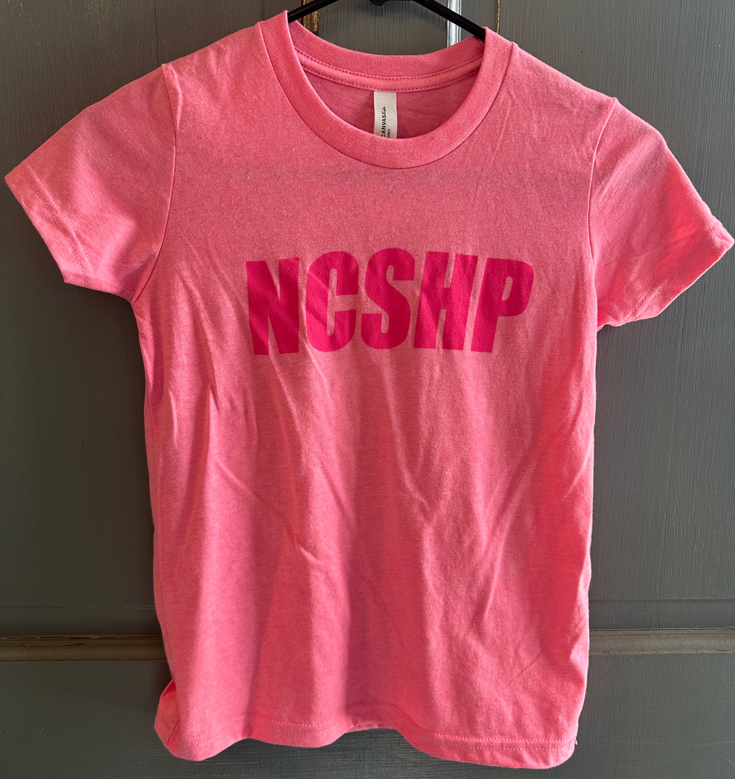 Youth NCSHP T-Shirt - (Neon Pink)