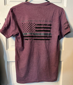 Peacemaker T-Shirt (Burgundy)