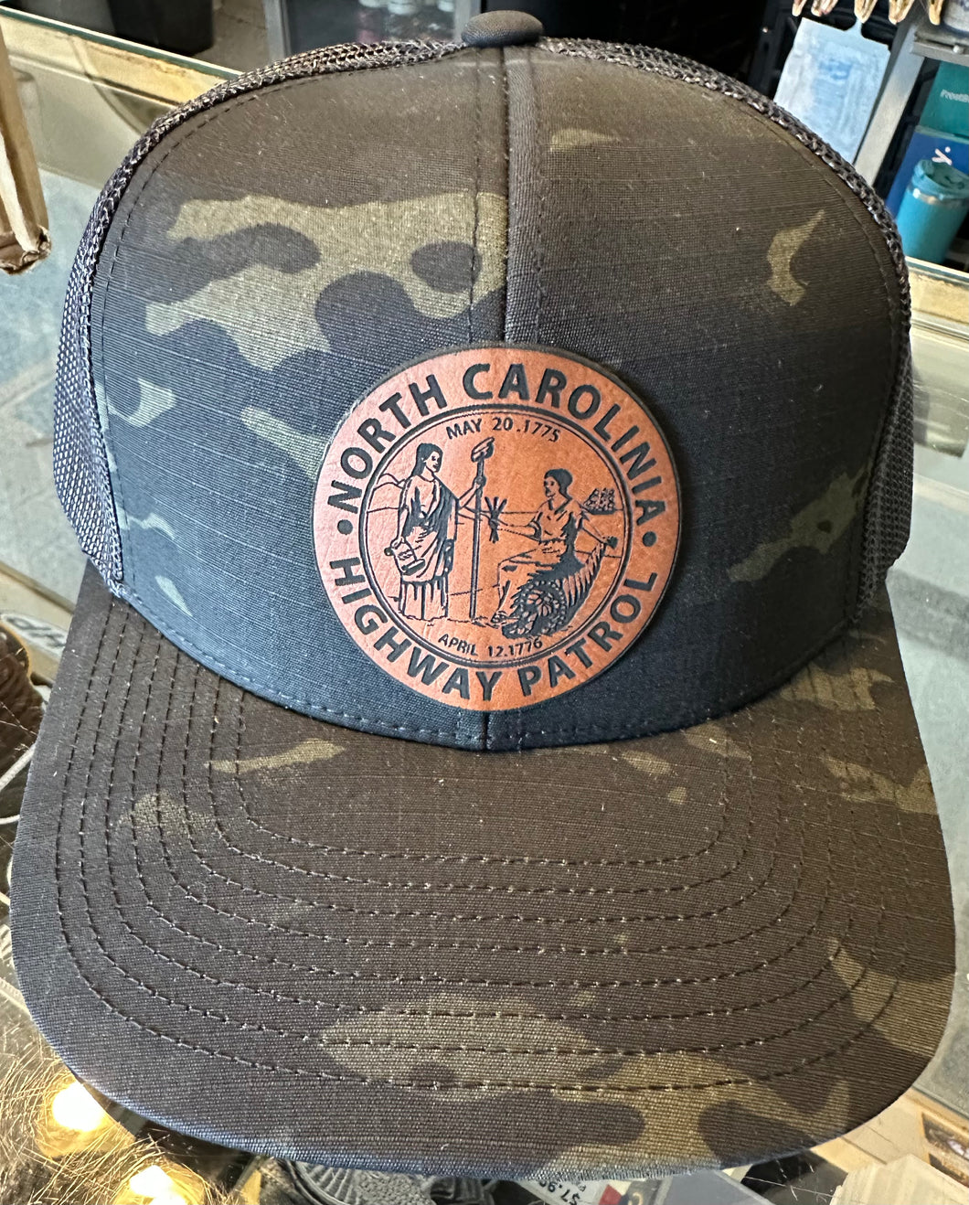 Pacific: Multicam® Trucker Snapback Hat w/ Leather Seal