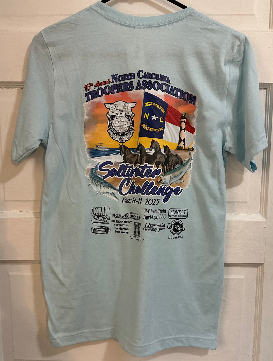 15th Annual Fishing Tournament T-shirt (Blue)