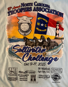 15th Annual Fishing Tournament T-shirt (Blue)