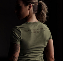 Load image into Gallery viewer, GRUNT STYLE - Women&#39;s Fear Less Tee
