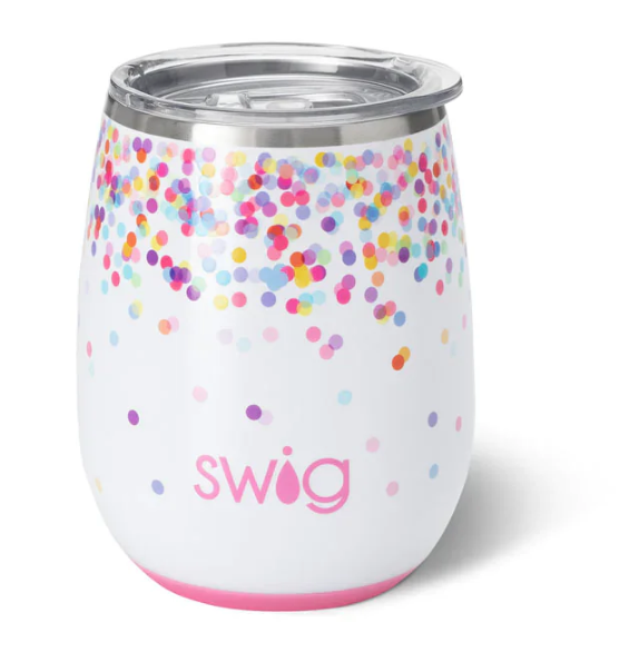 Swig -  Confetti Stemless Wine Cup 14oz