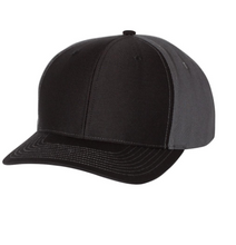 Load image into Gallery viewer, Richardson 312 Twill Hat Badge Hat (Black/Charcoal)
