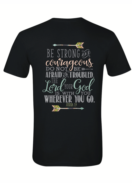 Women's  Strength T-shirt Joshua 1:9