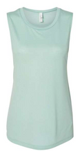 Load image into Gallery viewer, BELLA+CANVAS ® Women's Flowy Scoop Muscle Tank (Dusty Blue)
