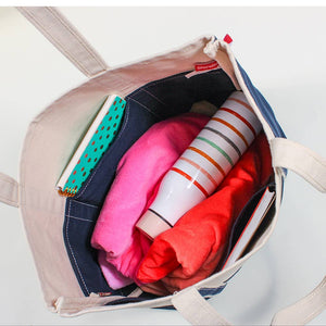 Classic Canvas Tote Bag Medium Private Label: Gray