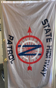 Wagon Wheel Polyester Flag (Polyester 3ft x 5ft)