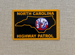 Decal - NCHP Shoulder Patch Black and Gold Small