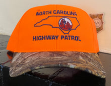 Load image into Gallery viewer, Richardson Shoulder Patch Hat - Blaze Orange and Realtree Camo
