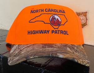 Richardson Shoulder Patch Hat - Blaze Orange and Realtree Camo