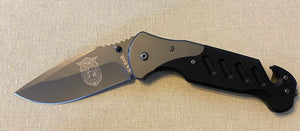 KA-BAR Folding Knife w/Shoulder Patch