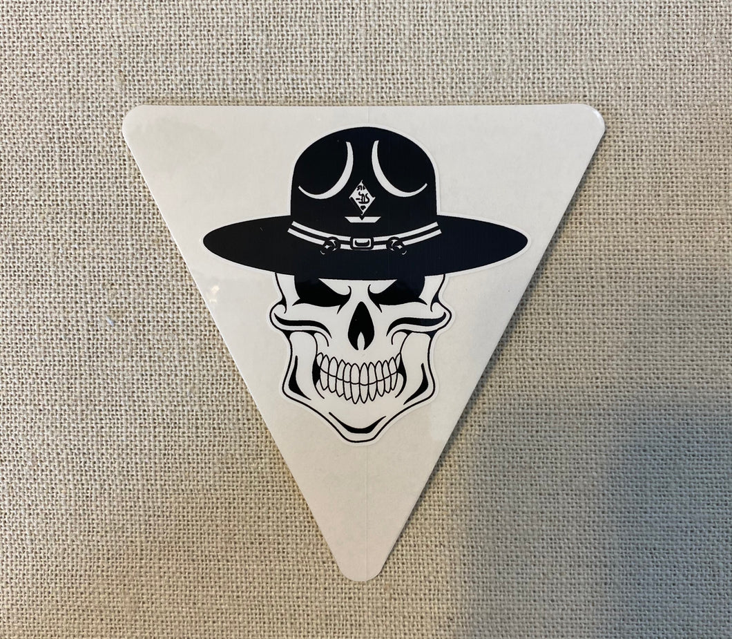 Decal - Campaign Skull w/ Hat