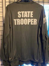 Load image into Gallery viewer, State Trooper Dry Fit Long Sleeve w/ Badge - Black
