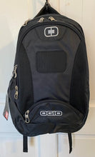 Load image into Gallery viewer, OGIO Bullion BackPack - Black/Silver w/ Velcro Patch
