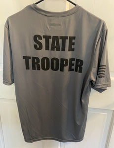 State Trooper Dry Fit w/ Badge - Graphite