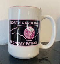 Load image into Gallery viewer, Pink Shoulder Patch Breast Cancer Coffee Mug
