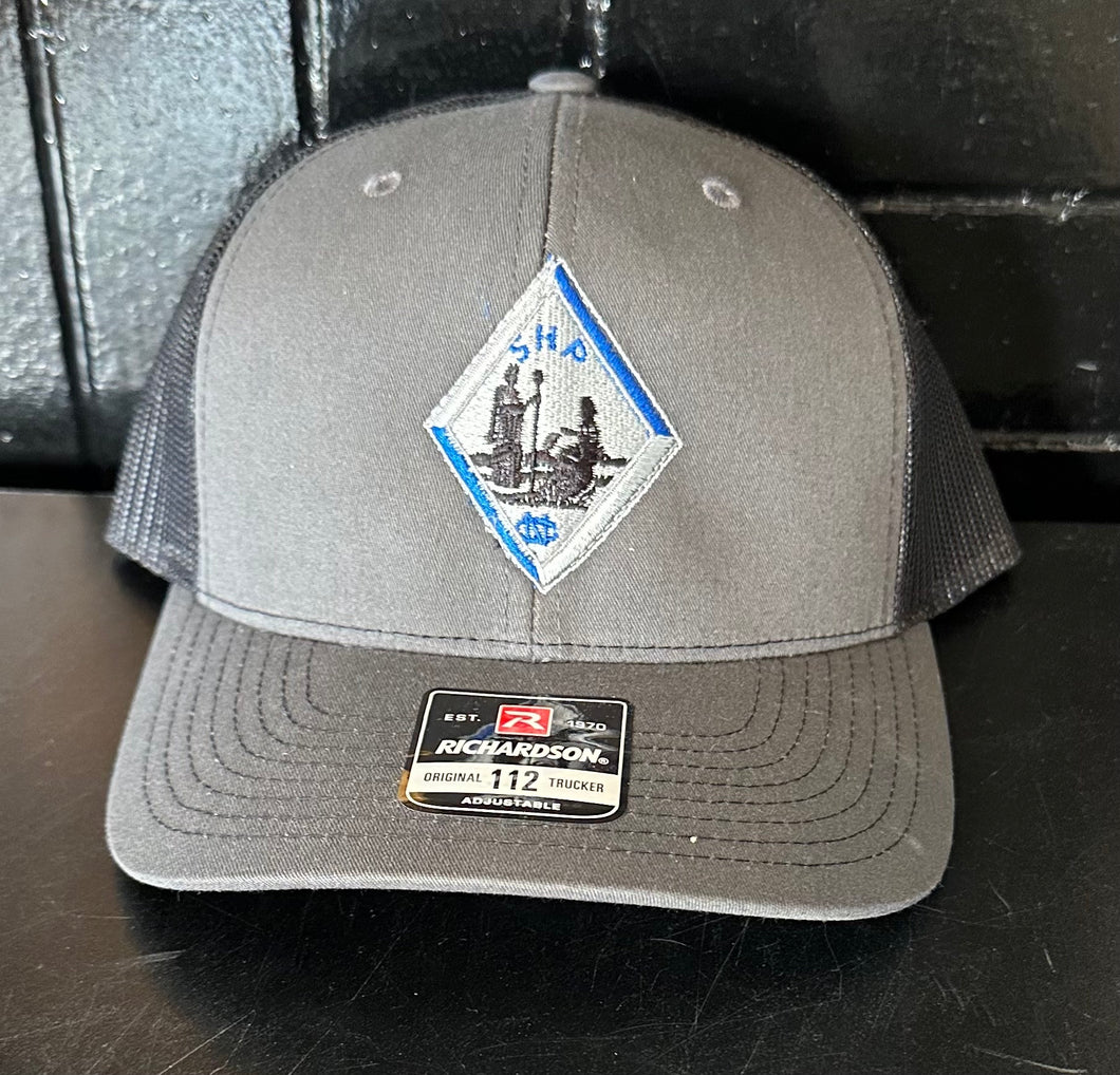 Richardson 112 Hat Badge Hat (Charcoal/Black)