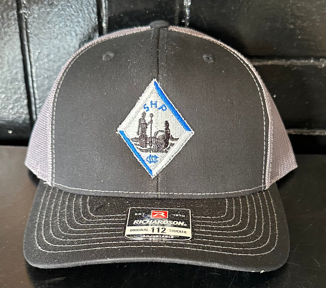 Richardson 112 Hat Badge Hat (Black/Charcoal)