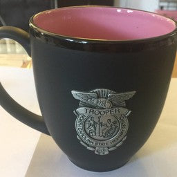 Pewter Badge Coffee Mug (Multi Color Options)