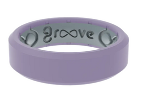 GROOVE RING® EDGE HYDRANGEA THIN RING