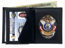 Load image into Gallery viewer, Hidden Badge Wallet (RF Blocking)
