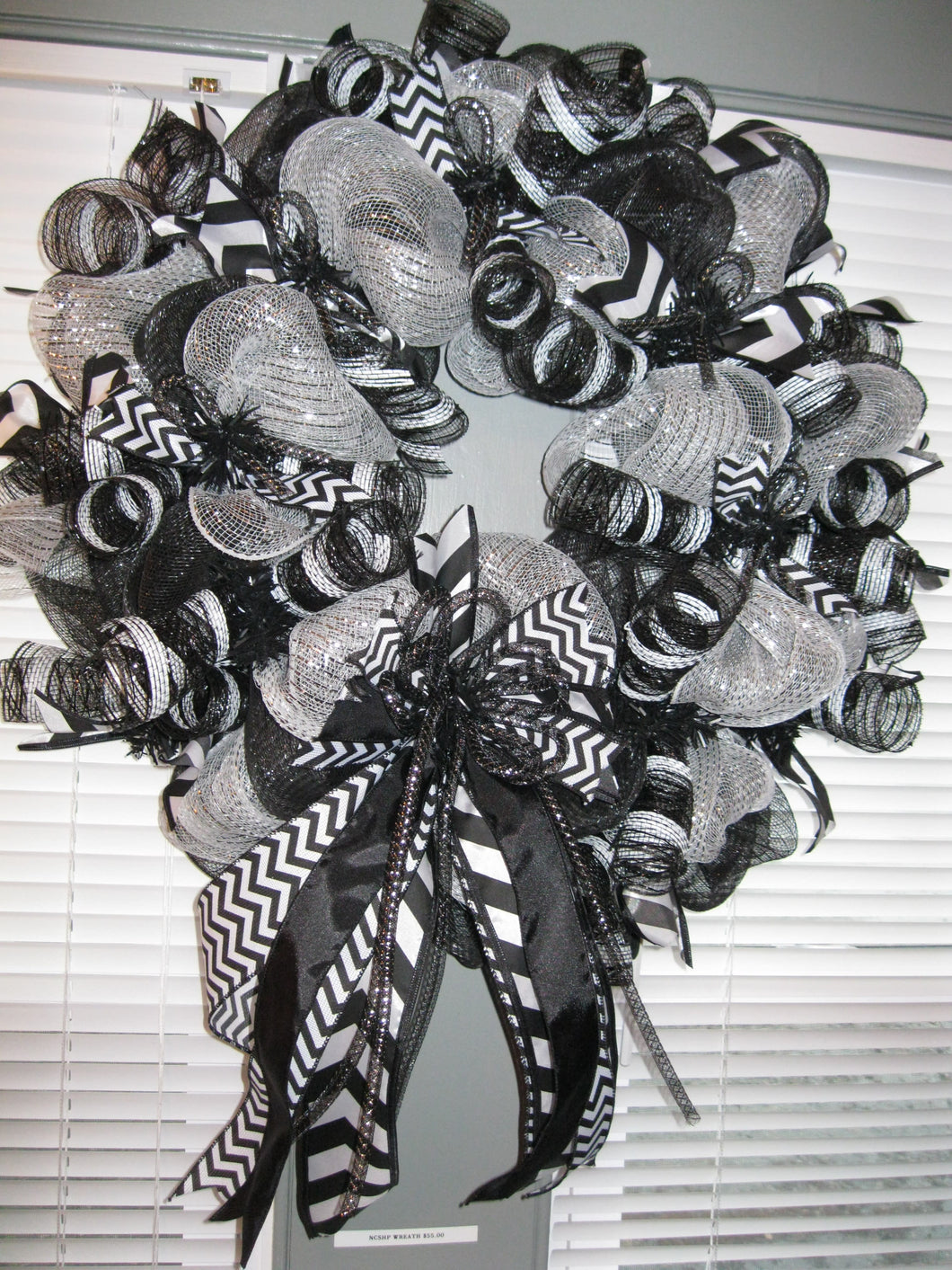 NCSHP Wreath Black and Silver