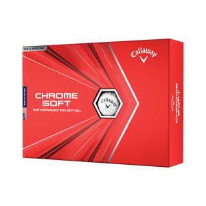 Chrome Soft Golf Balls w/ Badge (12-pack)