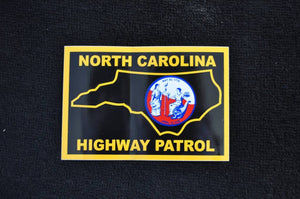 NCHP Shoulder Patch Decal Black and Gold