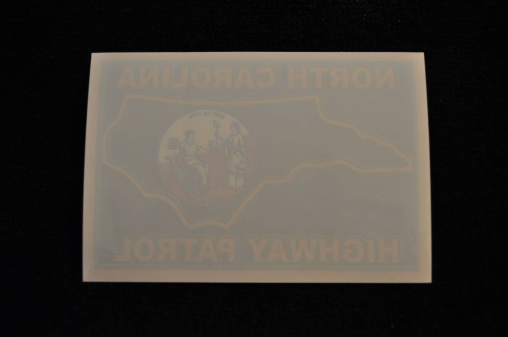 Decal - NCHP Shoulder Patch Black and Gold