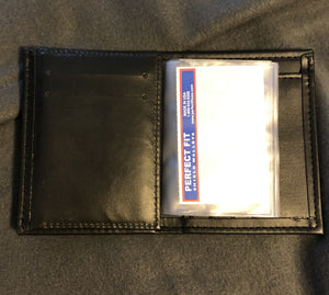 Trifold Hidden Badge and ID Wallet w/ Credit Card Slots (RF Blocking)