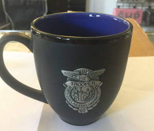 Pewter Badge Coffee Mug (Multi Color Options)