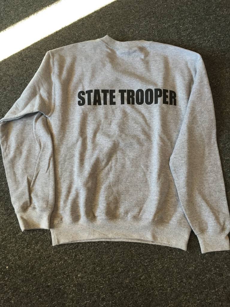 State Trooper Sweatshirt Grey