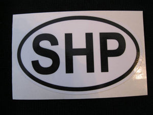 SHP Decal - Oval