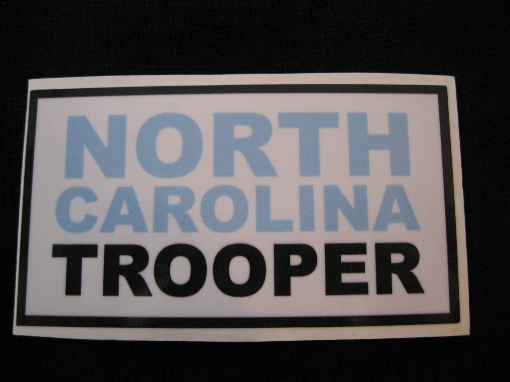 North Carolina Trooper Decal