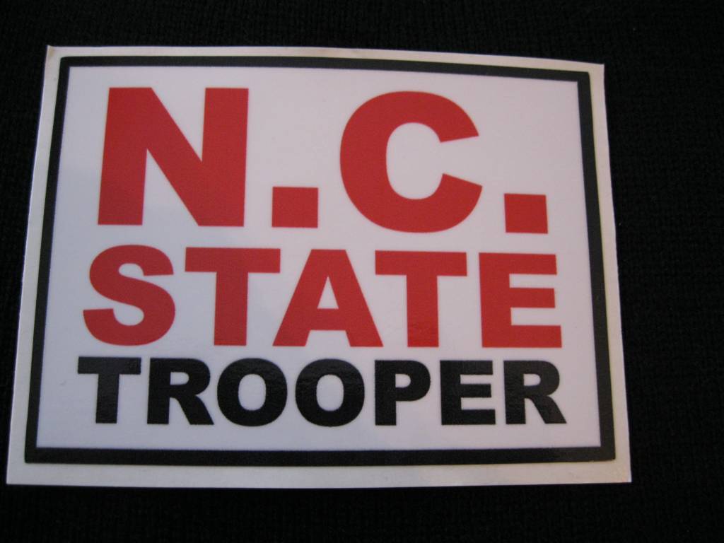 Decal- NC State Trooper